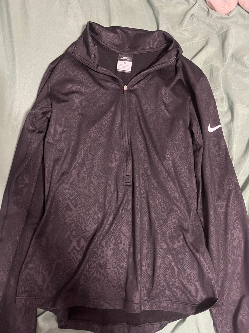 Nike Plum Half-Zip Training Top